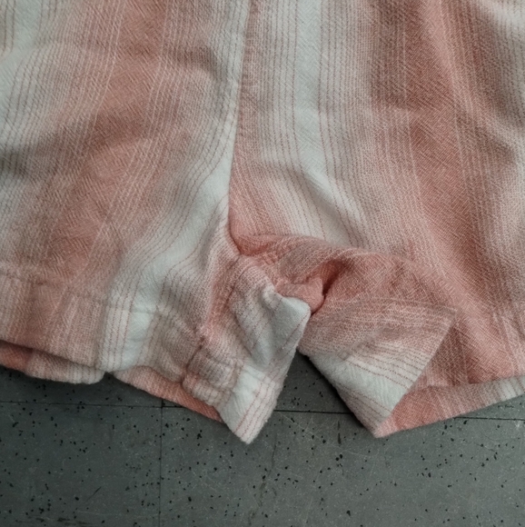 Girl's Wonder Nation Smocked Ruffle Waist Shorts Pink Stripe Size XL (14-16) - Picture 6 of 11